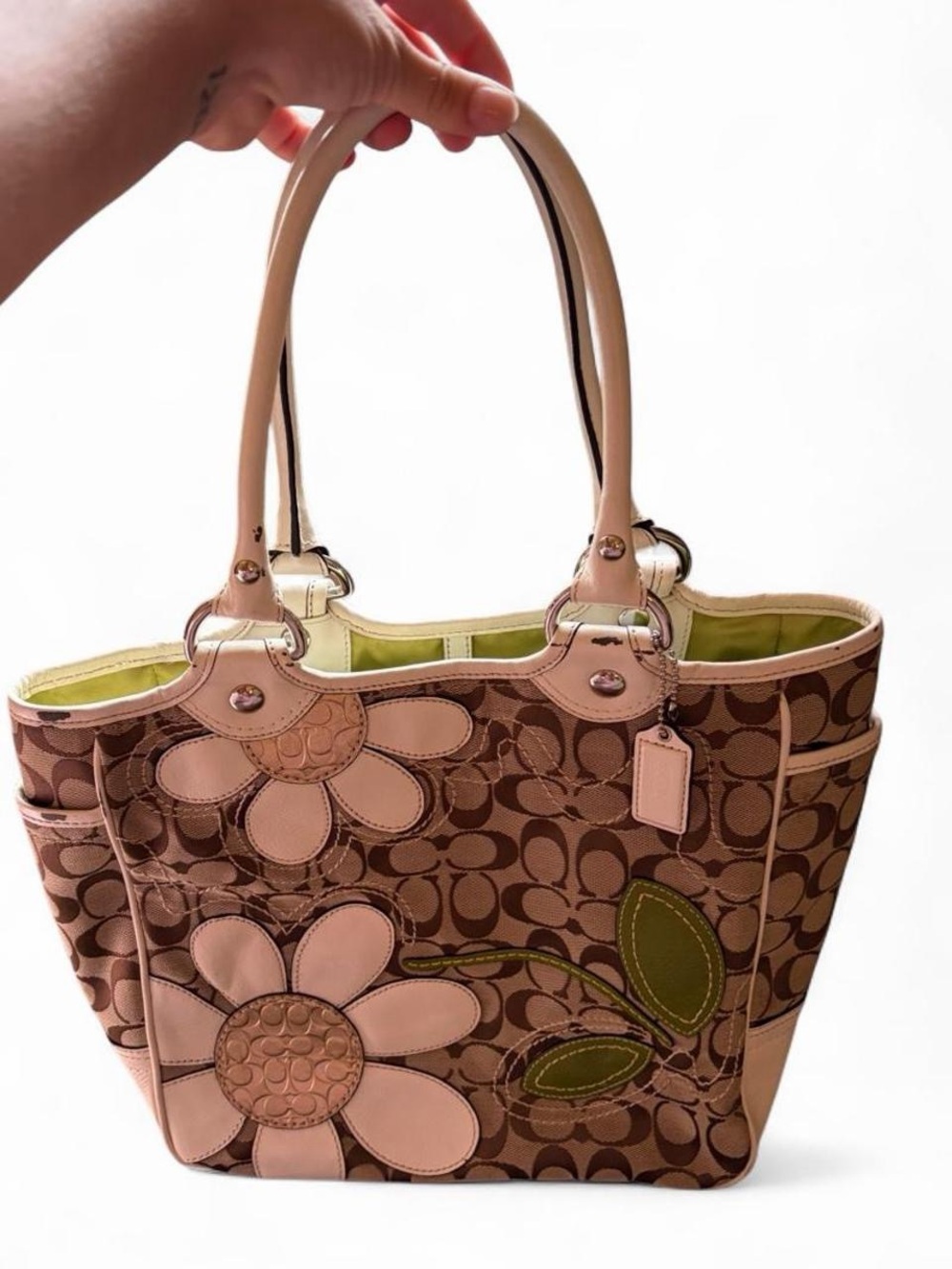 Coach Bleecker Floral Signature Tote Bag